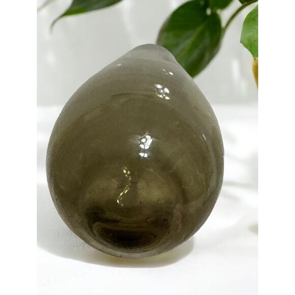 Mid-Century Modern Smoke Glass Vase - Picture 8 of 12